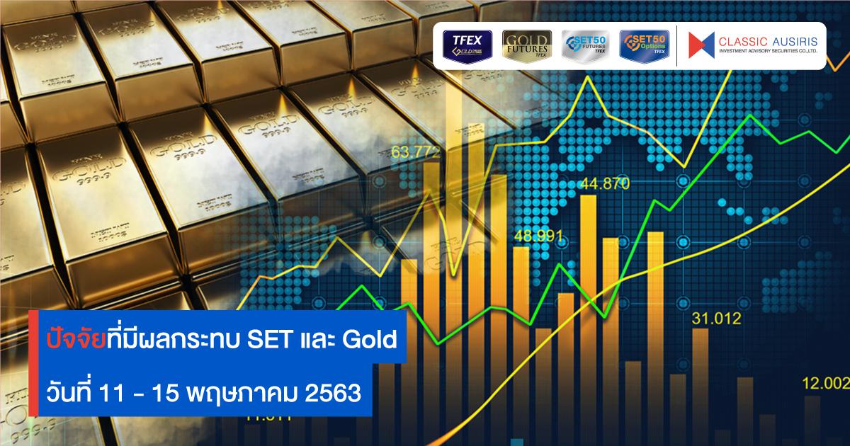 ปัจจัยที่มีผลกระทบ SET และ Gold สัปดาห์นี้(11 – 15 พ.ค. 2563)