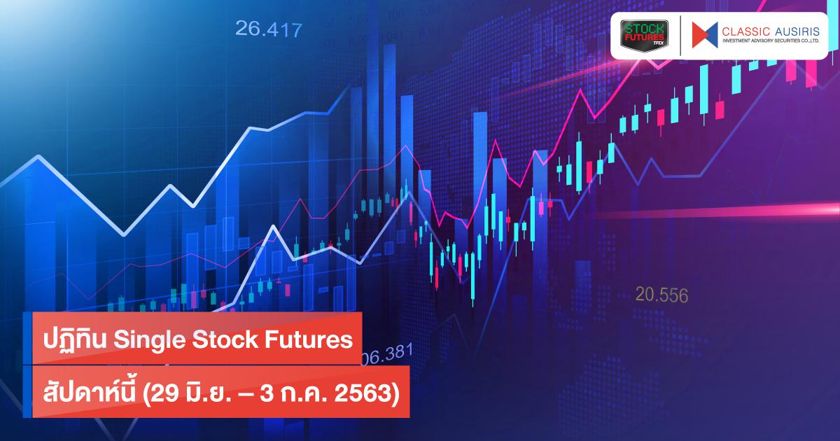 ปฏิทิน Single Stock Futures สัปดาห์นี้ (29 มิ.ย. – 3 ก.ค. 2563)