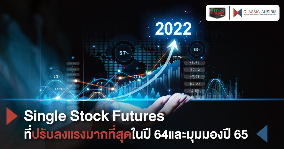 Single Stock Futures ที่ปรับลงแรงมากที่สุดในปี 64 และมุมมองปี 65